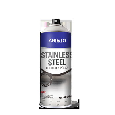 spruzzo di aerosol più pulito di cura della famiglia di acciaio inossidabile di 400ml Aristo