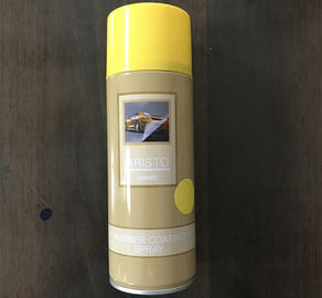 Aerosol a base d'acqua di gomma di colore di giallo della pittura della pittura di spruzzo della mano di Peelable