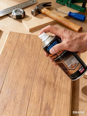 Adesivo spray acrilico permanente non tossico per un incollaggio forte e duraturo in progetti di artigianato e fai-da-te