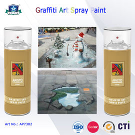 pittura di secchezza veloce ambientale di arte dello spruzzo dei graffiti inscatolata 400ml per l'artista sul legno di metallo