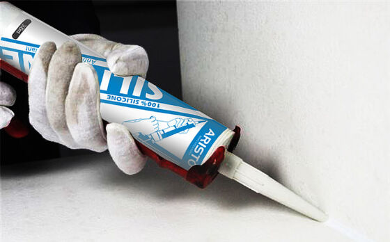 5-10 Minuti Tempo per la pelle Sigillante impermeabile in silicone resistente agli UV con cura completa di 24 ore per uso interno ed esterno