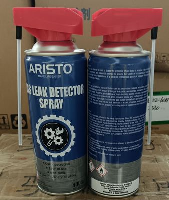 Applicazione coerente e accurata con aerosol domestico per il rilevamento di perdite gassose su tubi di plastica e metallici