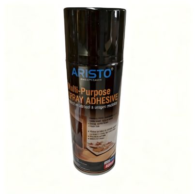 Adesivo spray multi-superficie con tempo di asciugatura di 1-5 minuti e contenuto di VOC inferiore al 30% in 350g di peso netto