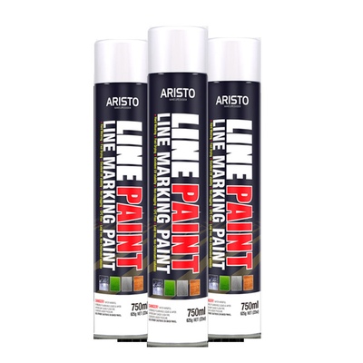 La linea la linea marcatura di Aristo 750ml della bomboletta spray della pittura dell'indicatore spruzza la pittura per la strada